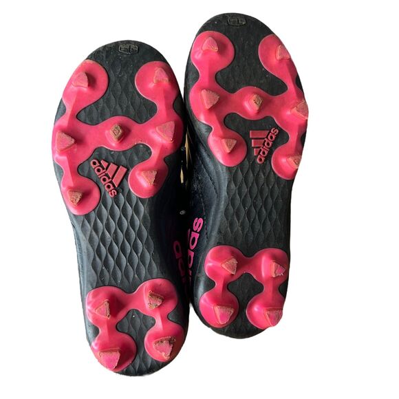 Adidas Goletto VII Girls FG Lace Up Soccer Cleats Black Pink Size 11 FV2895 - Picture 5 of 5